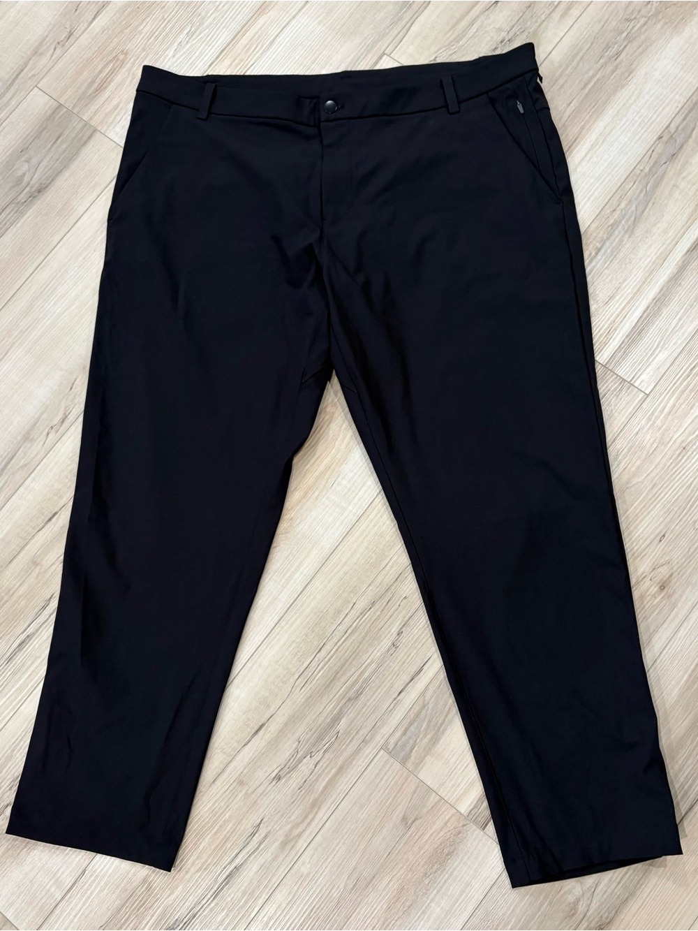 lululemon athletica Men's Black Dress Trousers